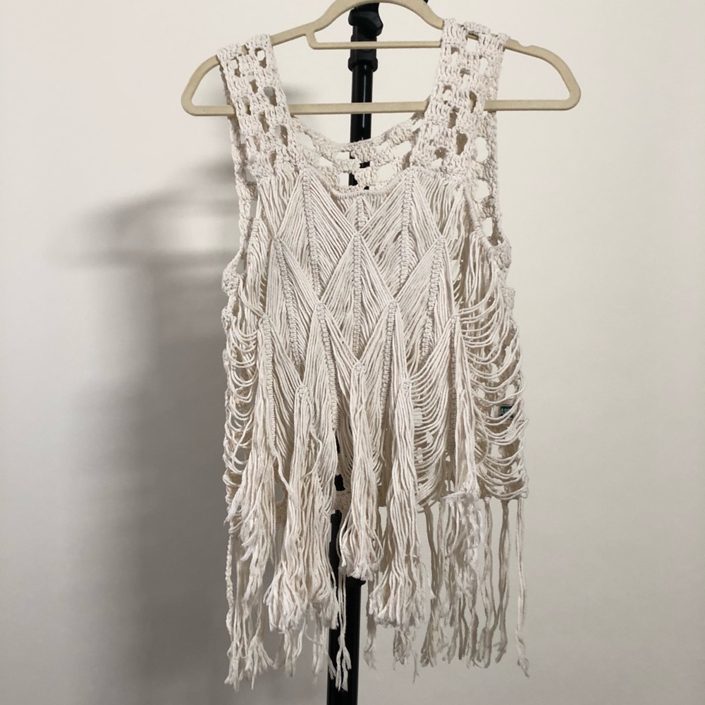 🔵Vintage Weaved Top unique